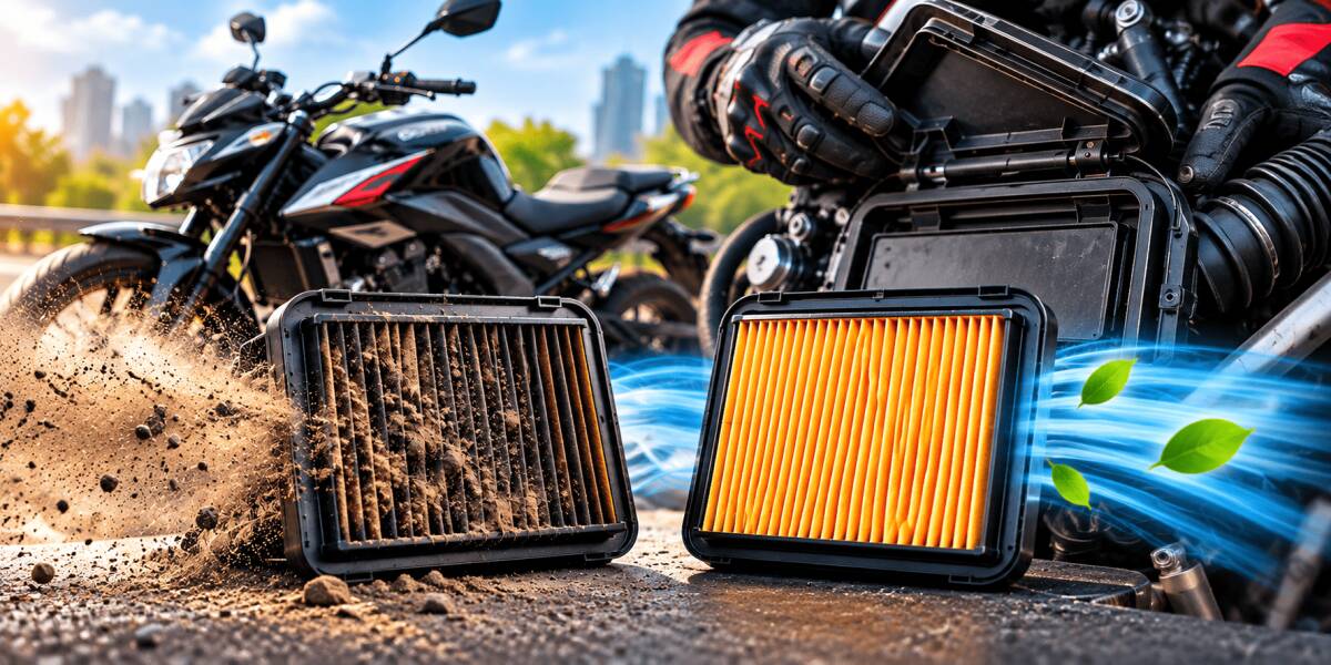 Motorcycle Air Filter: Signs It Needs Cleaning or Replacement