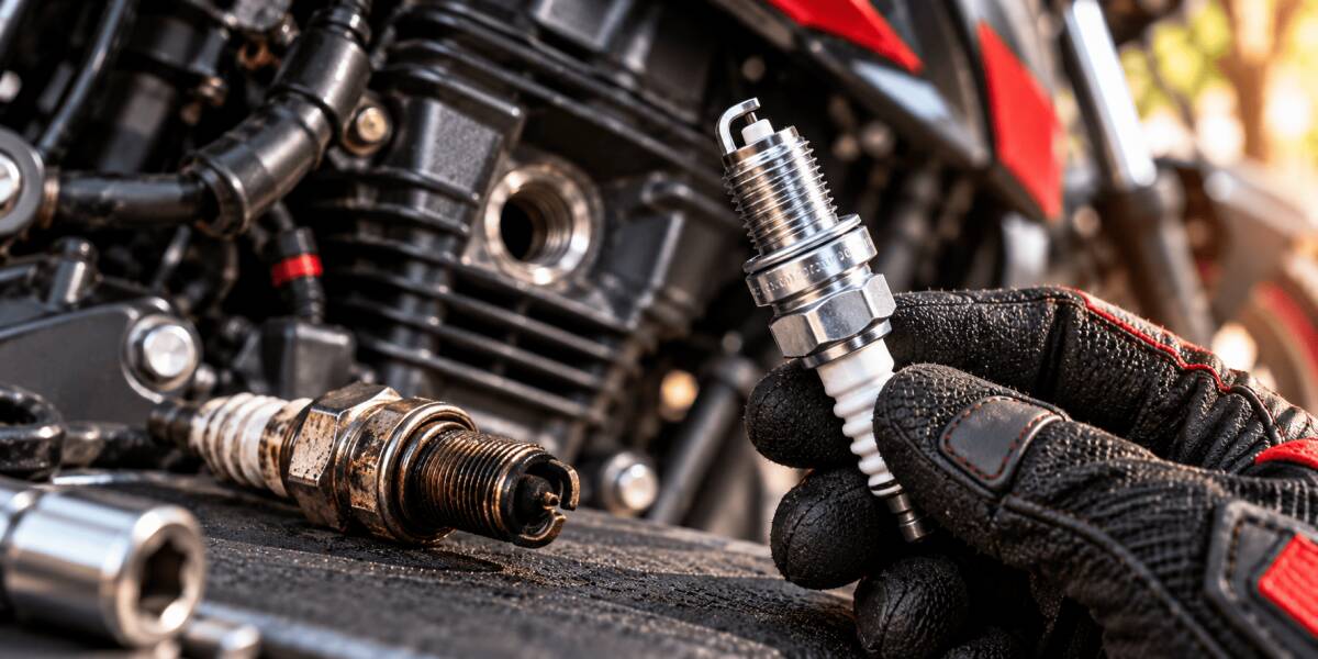 Motorcycle Spark Plug: Signs It Needs Replacement