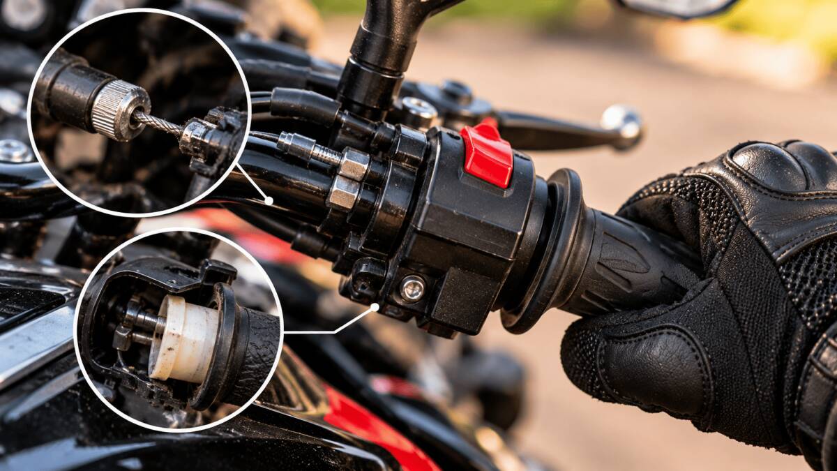 Motorcycle Throttle Not Returning Properly: Causes and Safety Steps