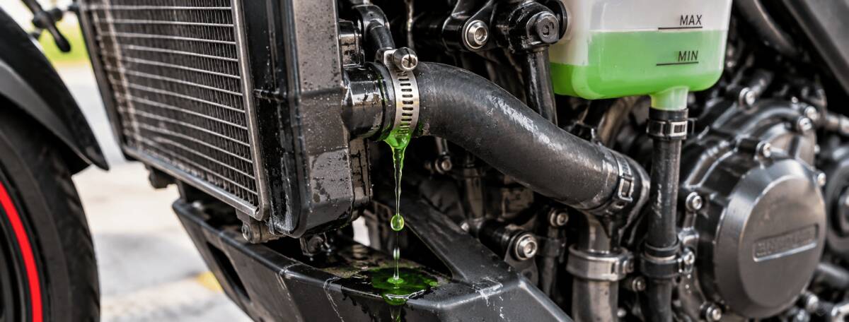 Motorcycle Coolant Leak: Common Causes and What to Do
