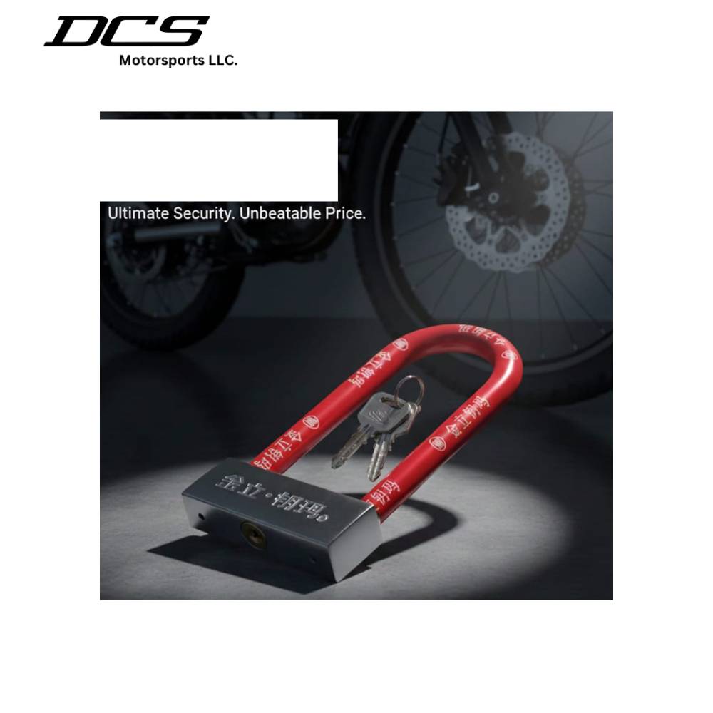 U Shape Motorcycle Bicycle Door Lock Alloy Made Anti Theft Anti Corrosion Cylinder China Lock for Bike