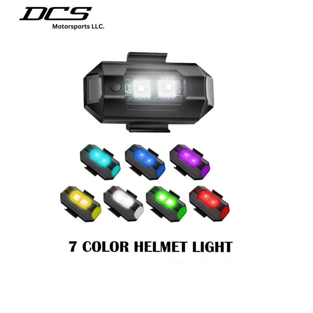 Universal LED Anti-collision Warning Light Bicycle Tail Light Bike Helmet Light Mini Signal Light Drone with Strobe Light 7 Colors