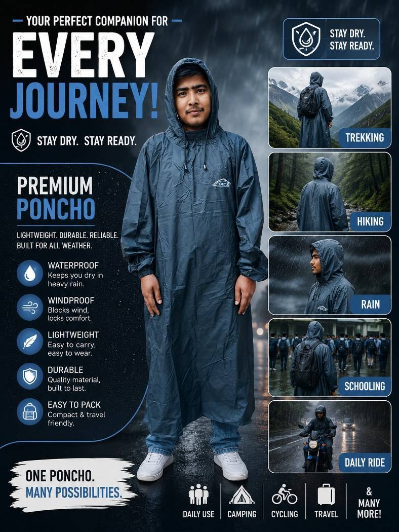 DCS PREMIUM Poncho Olive