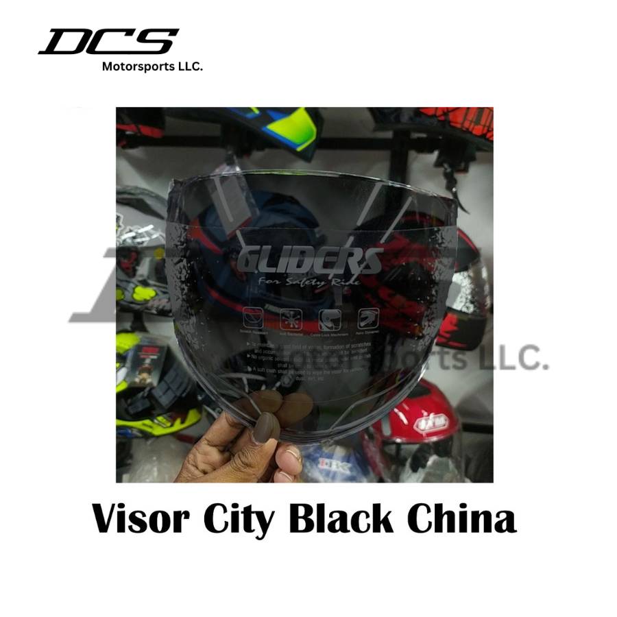 City Black Helmet Visor