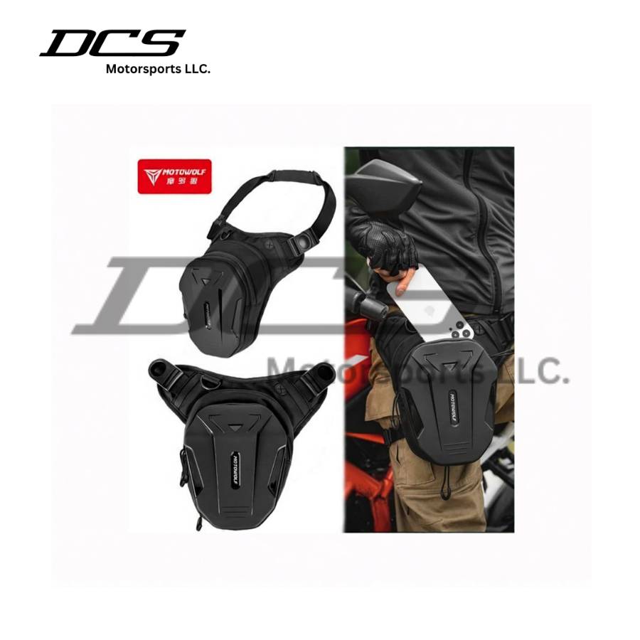 Motowolf Hard Shell Motorcycle Leg  Thigh Bag