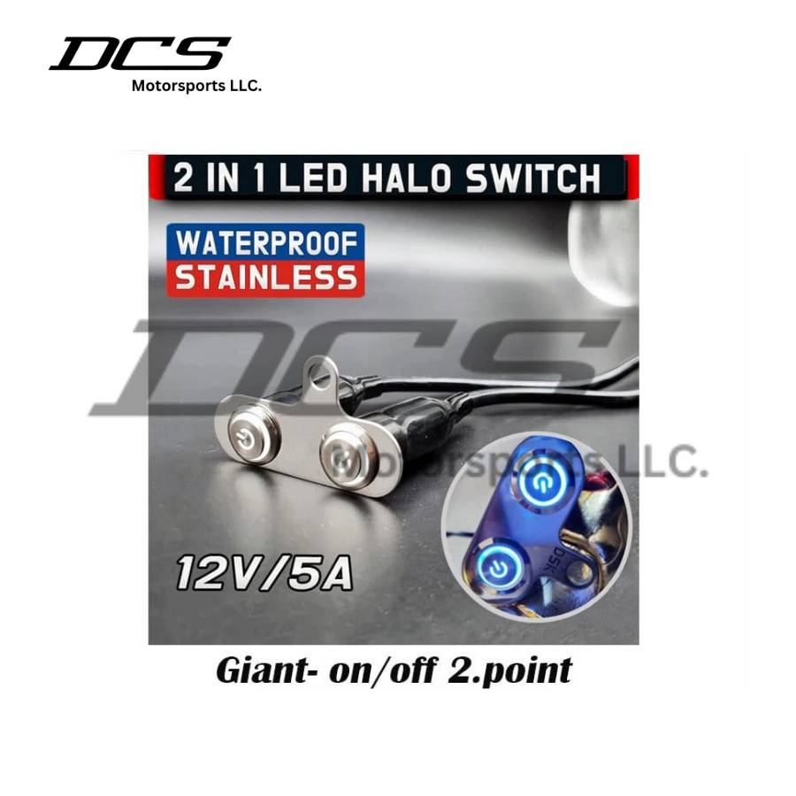 Giant 2 Point On/Off LED Halo Switch