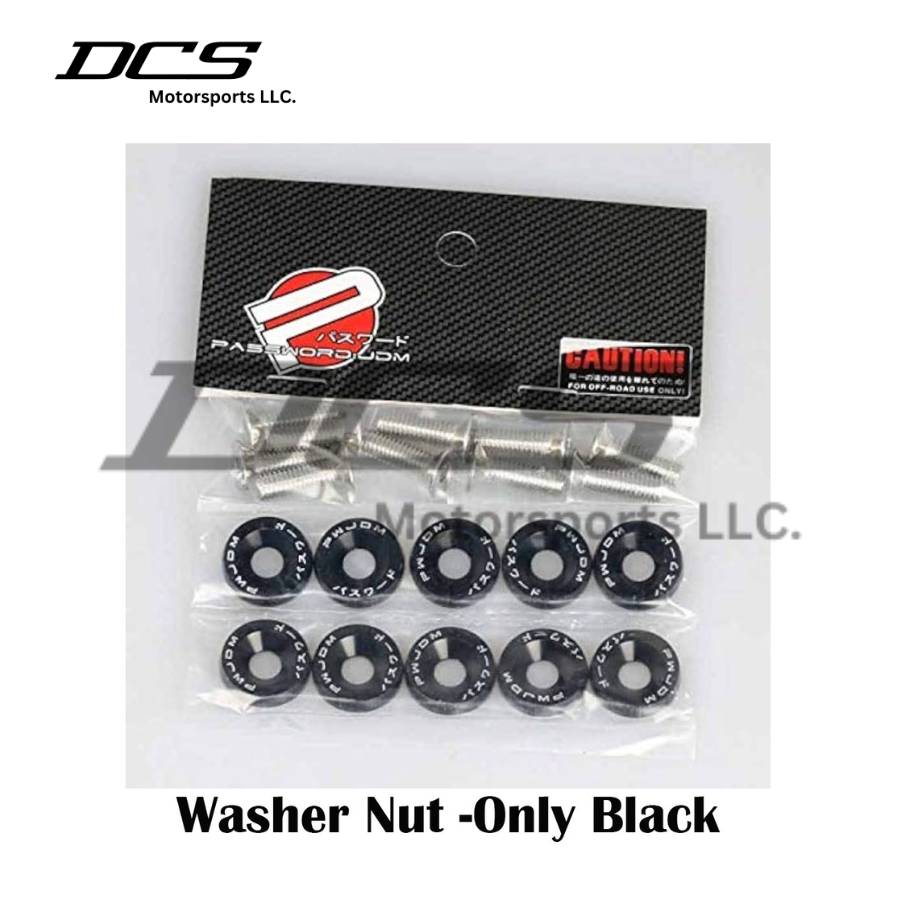 Washer Nut Set – Black